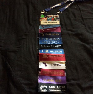 Sasquan badge ribbon extravaganza