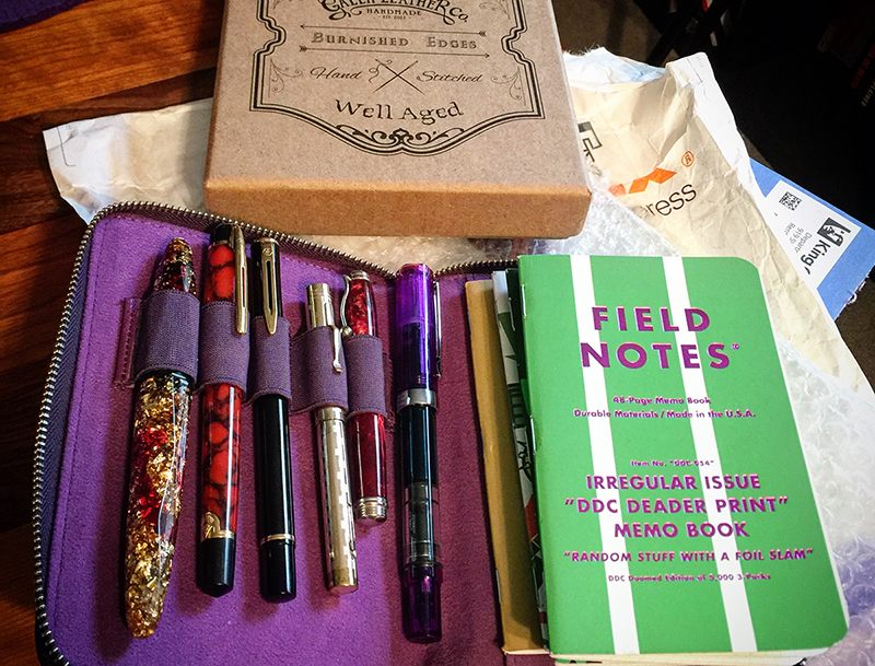 Fountain pen notebok